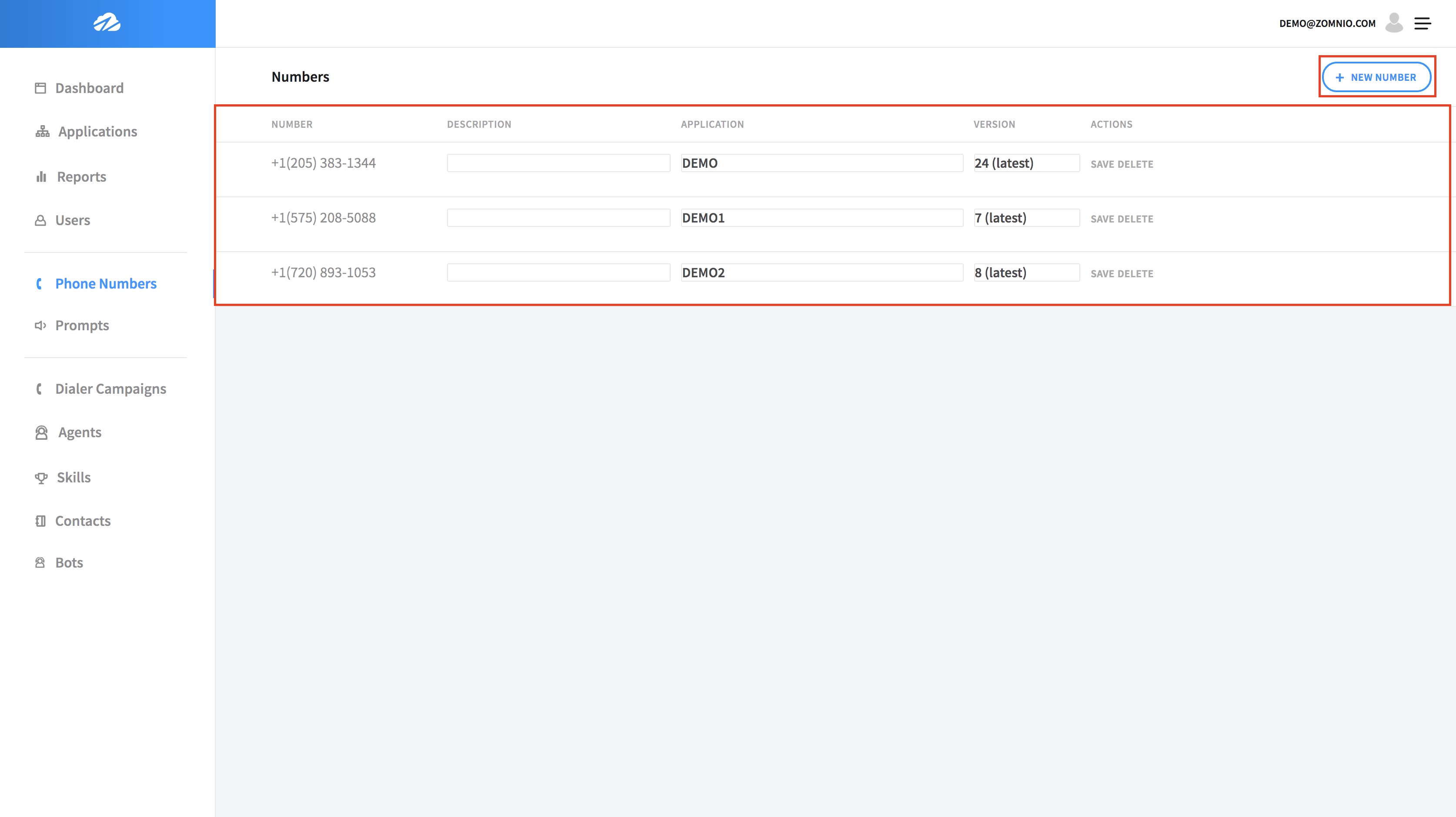 phonenumbersdashboard